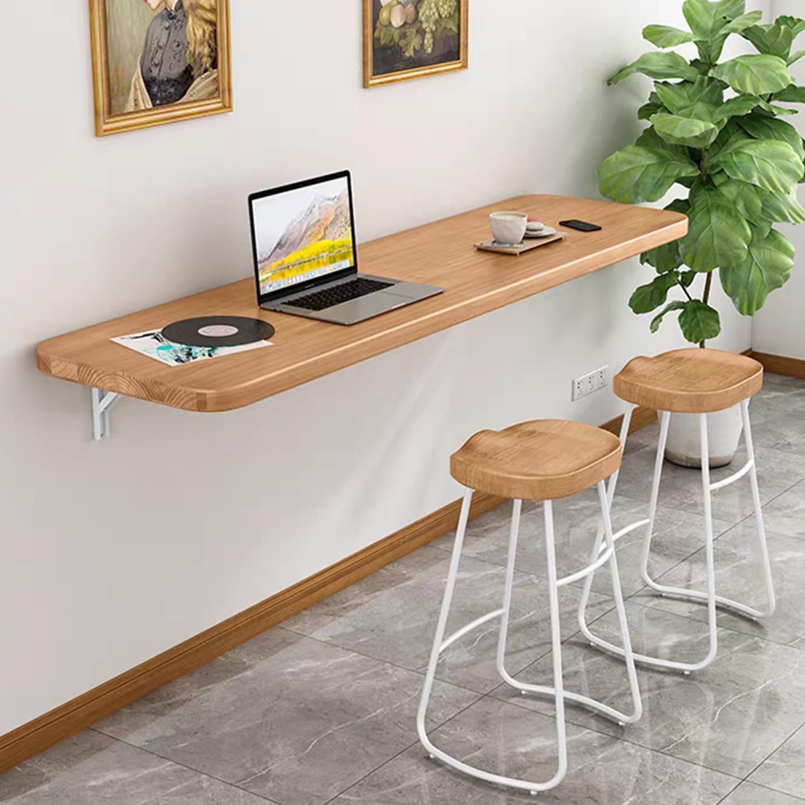 WAQ×DOORS　FOLDING WOOD TABLE ZXQZ Folding Table, Wooden TV Table, Desk, PC Office
